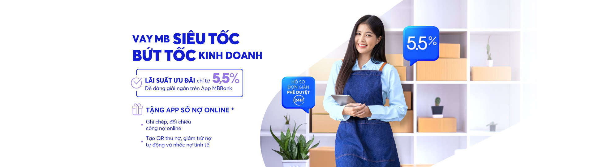 Vay vốn tại MBBANK siêu tốc