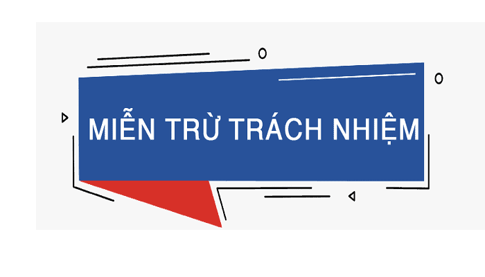 Miễn trừ trách nhiệm